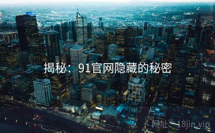 揭秘：91官网隐藏的秘密